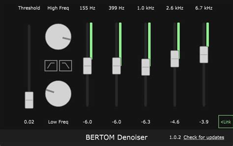 Dubwax Audio Production: Freeware - Bertom Denoiser VST