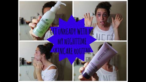 Get Unready With Me ~~my Nighttime Skincare Routine Youtube