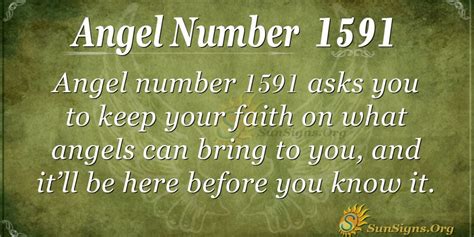 Angel Number 1591 Meaning Be Optimistic SunSigns Org