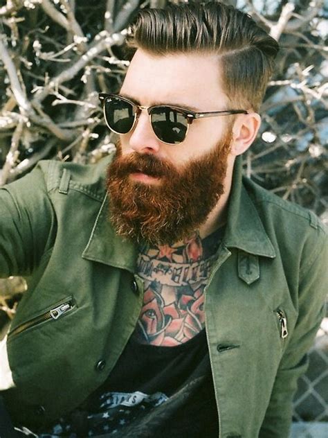 Levi Stocke Full Thick Red Beard And Mustache Auburn Beards Bearded