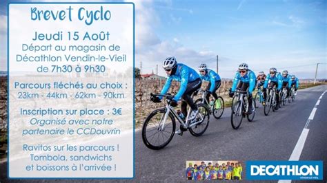 Flyer Brevet Cyclo D Cathlon Le 15 8 2019 Ref 61057