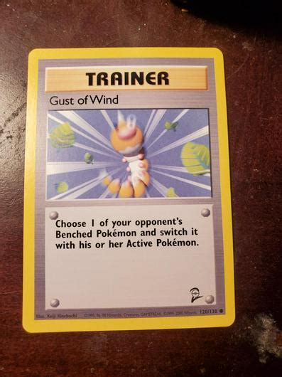 Gust Of Wind Ungraded Pokemon Base Set