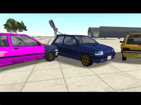 BeamNG Drive Renault Clio Crash Testing Charmand 1000 Series YouTube