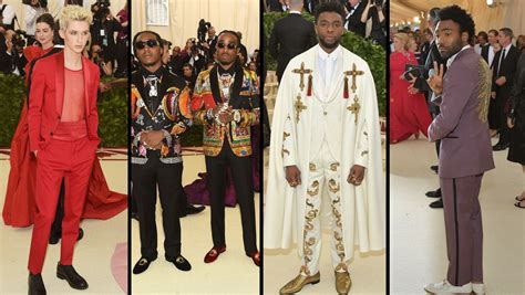 Donald Glover Chadwick Boseman Migos And More Of The Best Dressed Men At The 2018 Met Gala