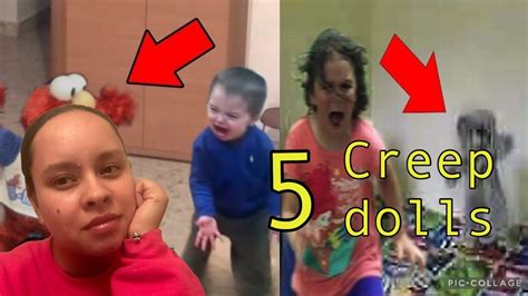 5 Creepy Dolls Moving On Camera Scary YouTube