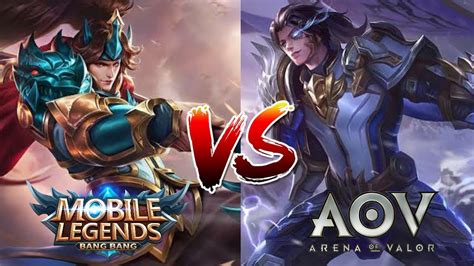 Mobile Legends Vs Arena Of Valor Zilong Vs Zanis Hero Comparison