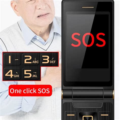 Diydeg Senior Flip Cell Phone 2 8 Inch Screen Flip Phone For Seniors