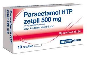 Healthypharm Paracetamol Htp Zetpil Mg Stuks De Online Drogist