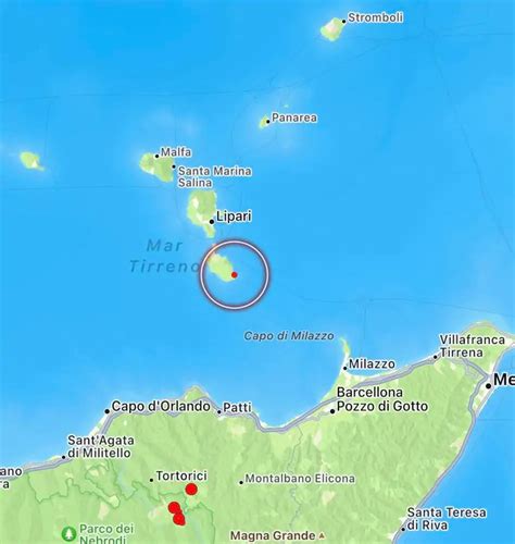 Scossa Di Terremoto Alle Isole Eolie Epicentro A Vulcano Mappe E