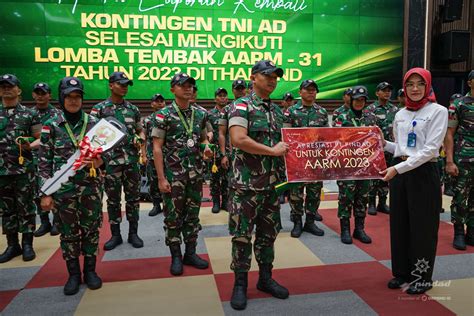 PT Pindad Persero Senjata Munisi Pindad Dukung TNI AD Raih Juara