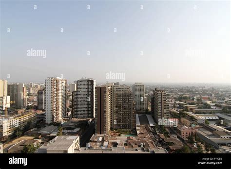 Skyline of Santiago de Chile Stock Photo - Alamy