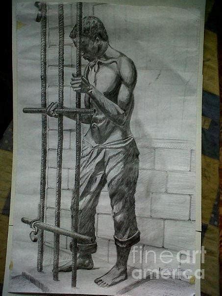 The Prisoner Drawing by Ismail Samuel - Pixels