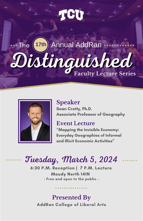 What2dotcu Addran Distinguished Faculty Lecture