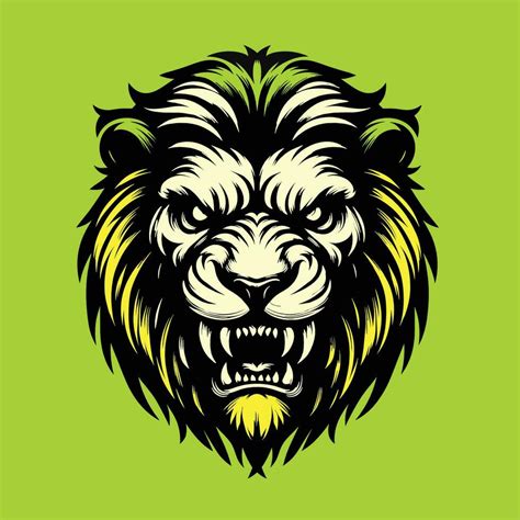 lion head logo mascot 36117846 Vector Art at Vecteezy