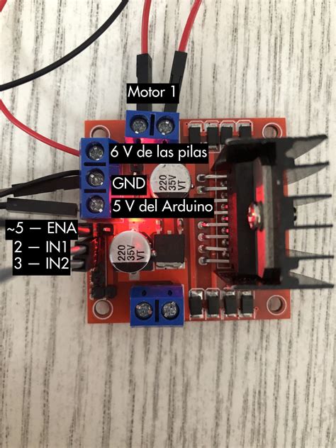 Cómo utilizar puente H con Arduino Controlar motor de CD