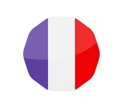 Frankreich flagge | Premium-Vektor