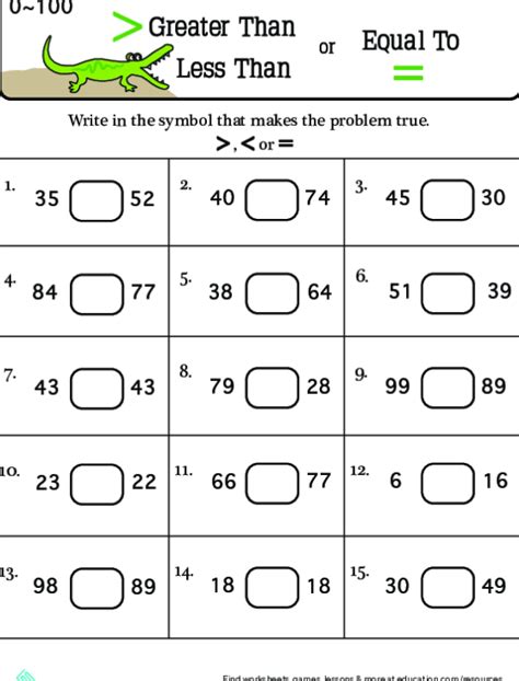 a printable worksheet for rounding to the nearest ten digit numbers, with an alligator