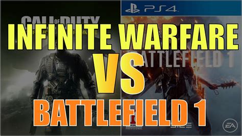 Call Of Duty Infinite Warfare Vs Battlefield 1 Comparison Cod 2016