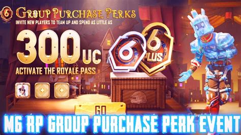 Group Purchase Perk Pubg Get Uc Discount For M Royal Pass In