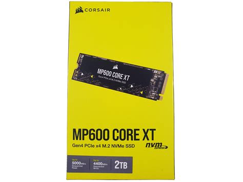 Corsair Mp600 Core Xt Nvme M2 Ssd Review Corsair Mp600 Core Xt Ssd