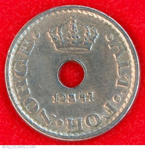 Re Haakon Vii Norway Coin