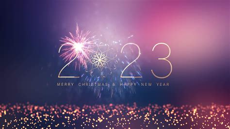 Merry Christmas And A Happy New Year 2023 Wallpapers Wallpaper Cave