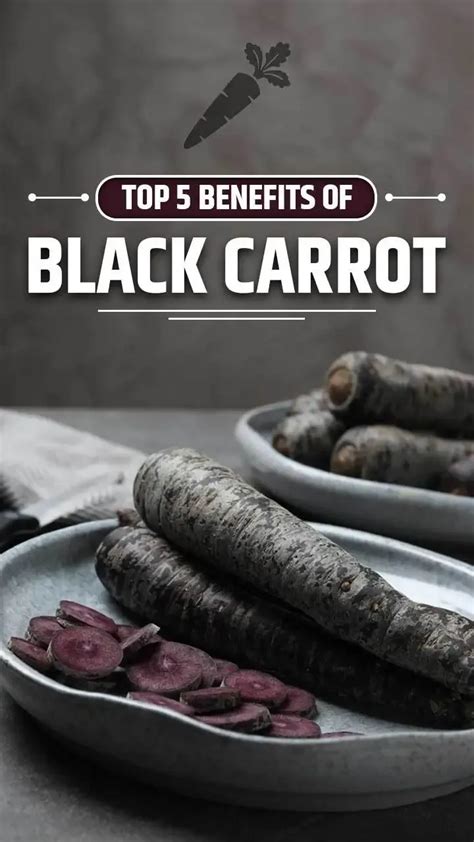 Top 5 Health Benefits Of Black Carrot