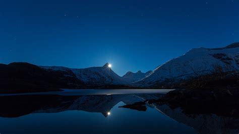 Hintergrundbilder Landschaft Berge Nacht See Natur Betrachtung