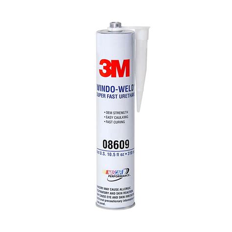 3m Window Weld 08609 One Part Black Urethane Adhesive Paste 105 Fl