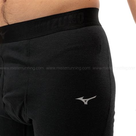 Mizuno Merino Wool Calzamaglia Intima Uomo Black