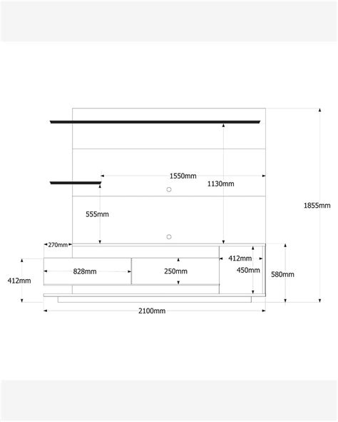 Riachuelo Estante Home para TV até 65 2 Portas 2 Prateleiras