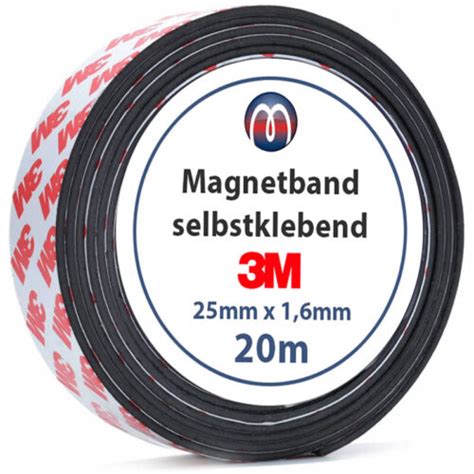 Magnetband Magnetstreifen Selbstklebend Mit M Kleber Mm X Mm X