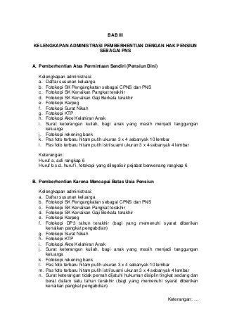 Detail Surat Permohonan Pensiun Dini Koleksi Nomer