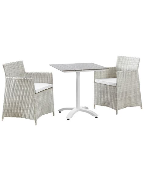 Modway Junction Pc Outdoor Patio Wicker Rattan Dining Set Modesens