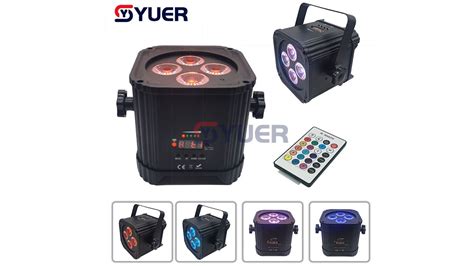 Yuer New Battery Led Par Light Wifi App Control Wireless X W