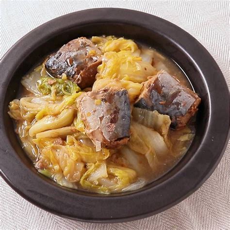 サバ缶で 白菜のとろっと煮 作り方・レシピ クラシル レシピ 料理 レシピ レシピ サバ缶 レシピ