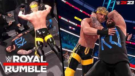 Logan Paul Vs Kevin Owens Royal Rumble 2024 Wwe 2k23 Prediction