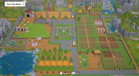 Animal Crossing Farm Layout