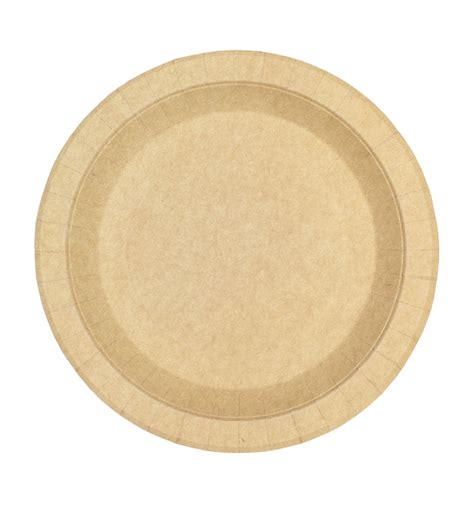 Assiette En Carton Ronde Ingraissable Kraft Cm G M Ut S