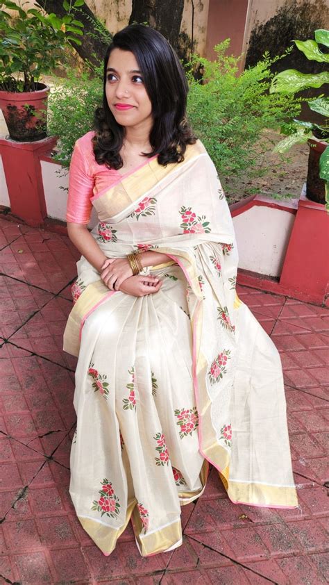 Kerala Saree Kasavu Saree Set Saree Kerala Set Saree Onam Saree