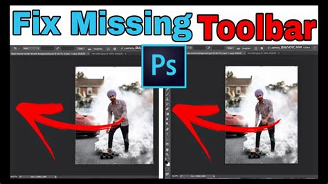 Photoshop Toolbar Missing How To Fix Photoshop Toolbar Missing In