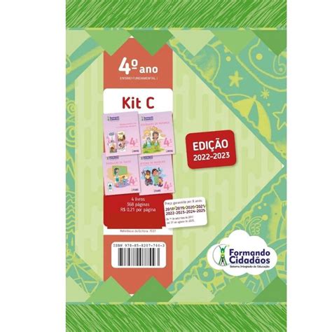 Formando Cidadãos Kit C 4 Ano Livraria Arco Íris