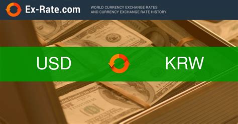 How much is 1 dollar $ (USD) to ₩ (KRW) according to the foreign exchange rate for today