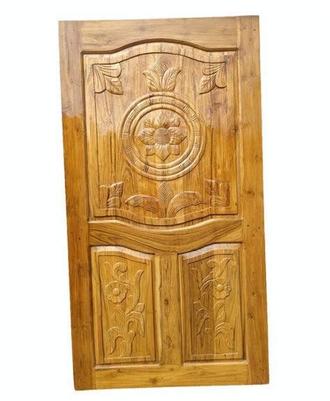 Interior 40mm Polished Teak Wood Carving Door For Home At Rs 15000