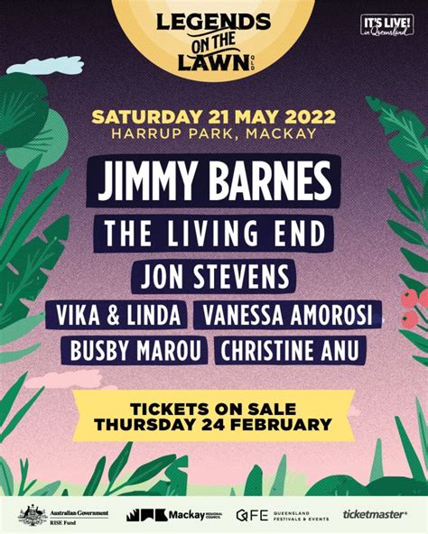 Legends On The Lawn Launches In Mackay In May With Stellar