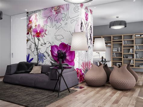 10 Living Room Designs With Unexpected Wall Murals Decoholic