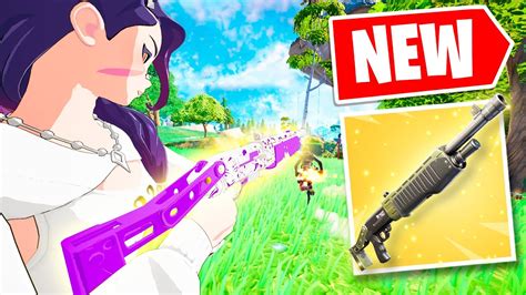 Sharp Tooth Shotgun First Look Gameplay In Fortnite Fortnite Wilds