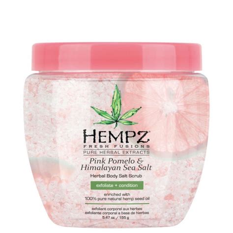 Hempz Pink Pomelo & Himalayan Sea Salt Herbal Body Salt Scrub 198g ...