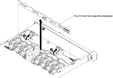 Removing A Hot Swap Hard Disk Drive Backplane System X M Lenovo Docs