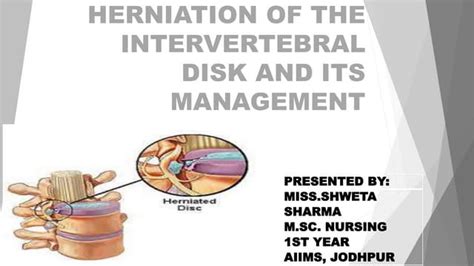 Intervertebral Disk Prolapse Ppt